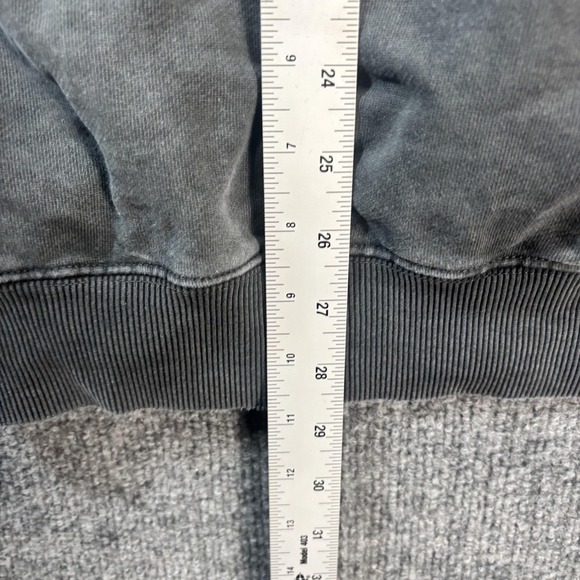 SKIMS Sweatshirt Womens 2X Gray Fleece Crewneck Pullover Solid Casual Lounge - Picture 4 of 5